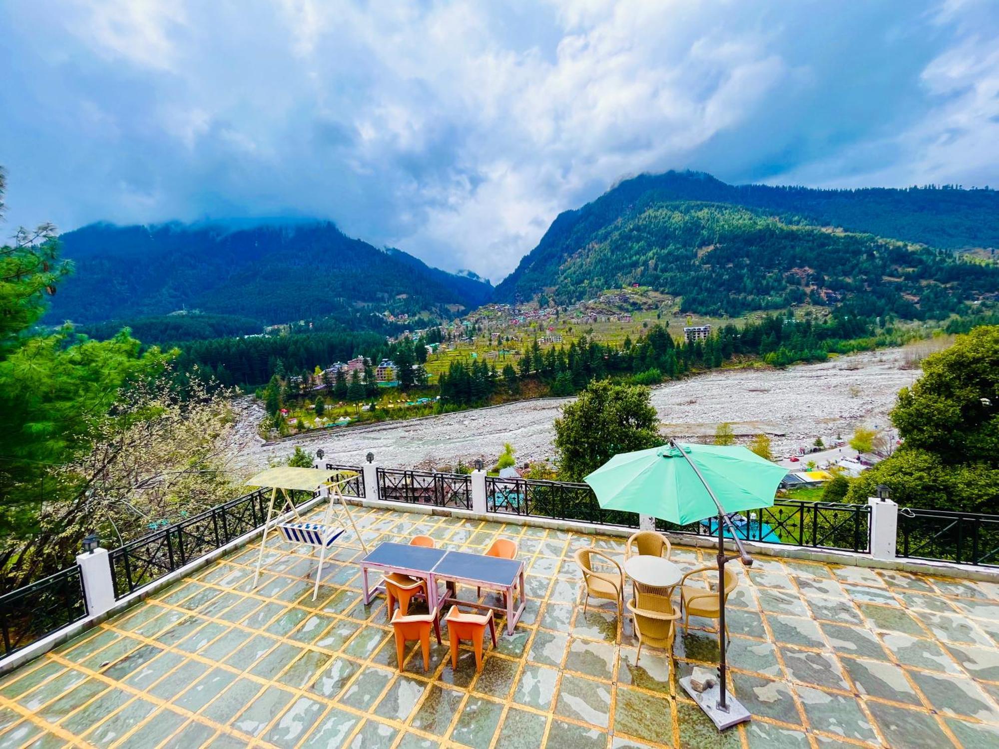 Hotel Hollywood Vibes #Riverview #Premium Rooms #Prime Location #Most Awarded #Parking #Top Rated #Open Terrace #Lawn #Best Selling Hotel In Manali Exterior foto